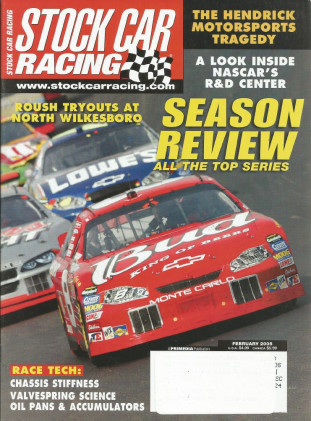 STOCK CAR RACING 2005 FEB - HENDRICK M-SPORT TRAGEDY